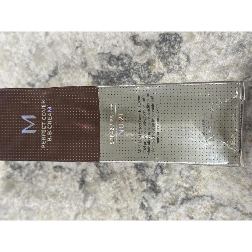 Missha M Perfect Cover BB Cream 50ml #21 SPF42 PA+++ Light Beige